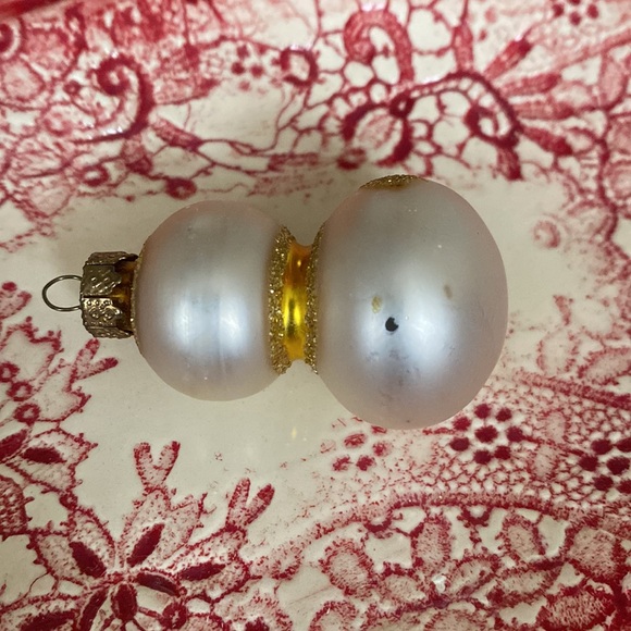 ⛄️Antique Vintage⛄️Mercury Glass Snowman Ornaments - Picture 7 of 9